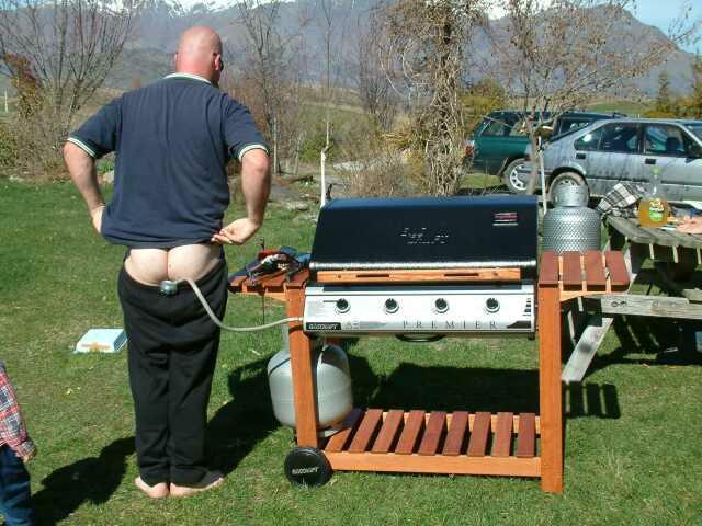 Redneck gas grill