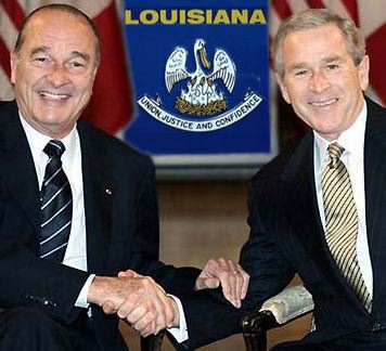 Bush and Chirac