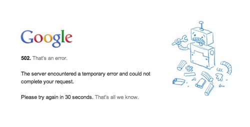 Gmail crash picture