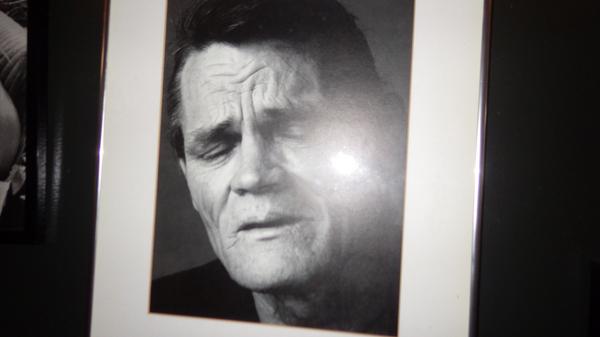 This face is on the wall at Runyonâ€™s bar in downto…