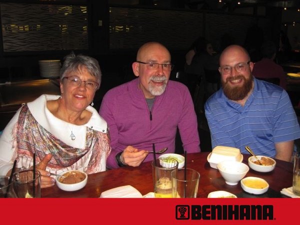 Took Daniel for Birthday Dinner to Benihana on Sun…